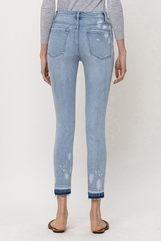 Stella Mid Rise Cropped Skinny Jeans